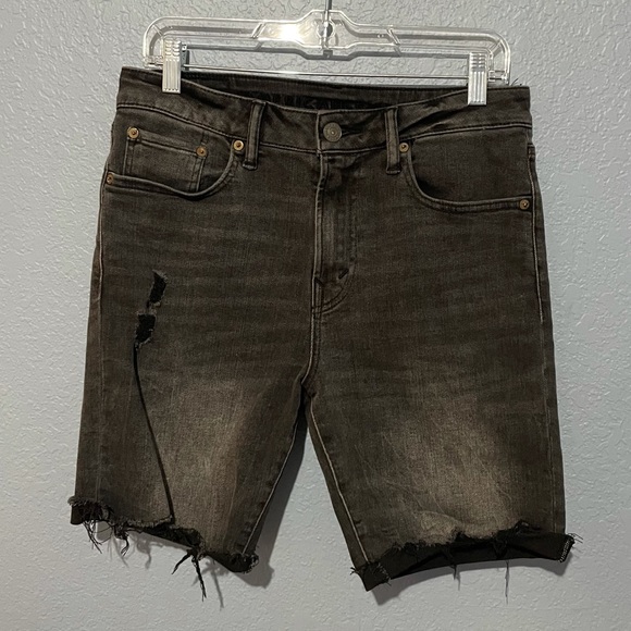 American Eagle Outfitters Other - American Eagle Black Bermuda Denim Jean Shorts